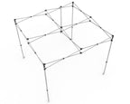 10x10ft Aluminum Folding Canopy Tent Frame