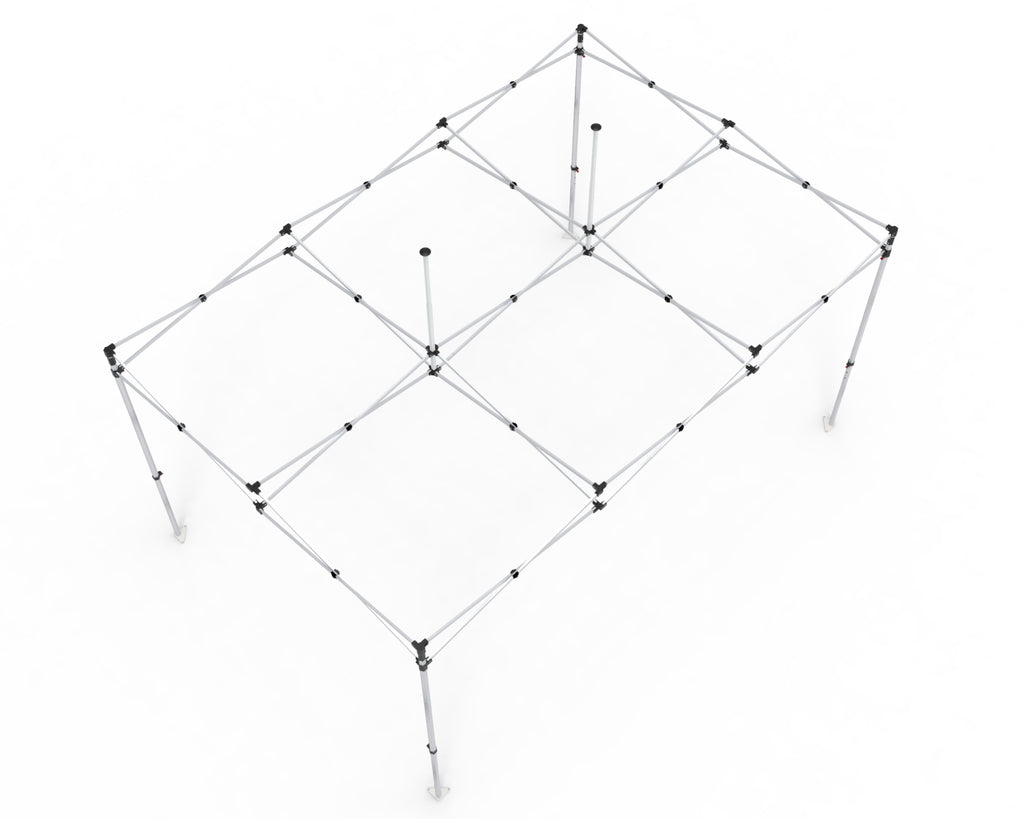 10x15ft Aluminum Folding Canopy Tent Frame