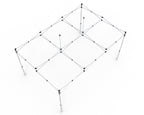 10x15ft Aluminum Folding Canopy Tent Frame