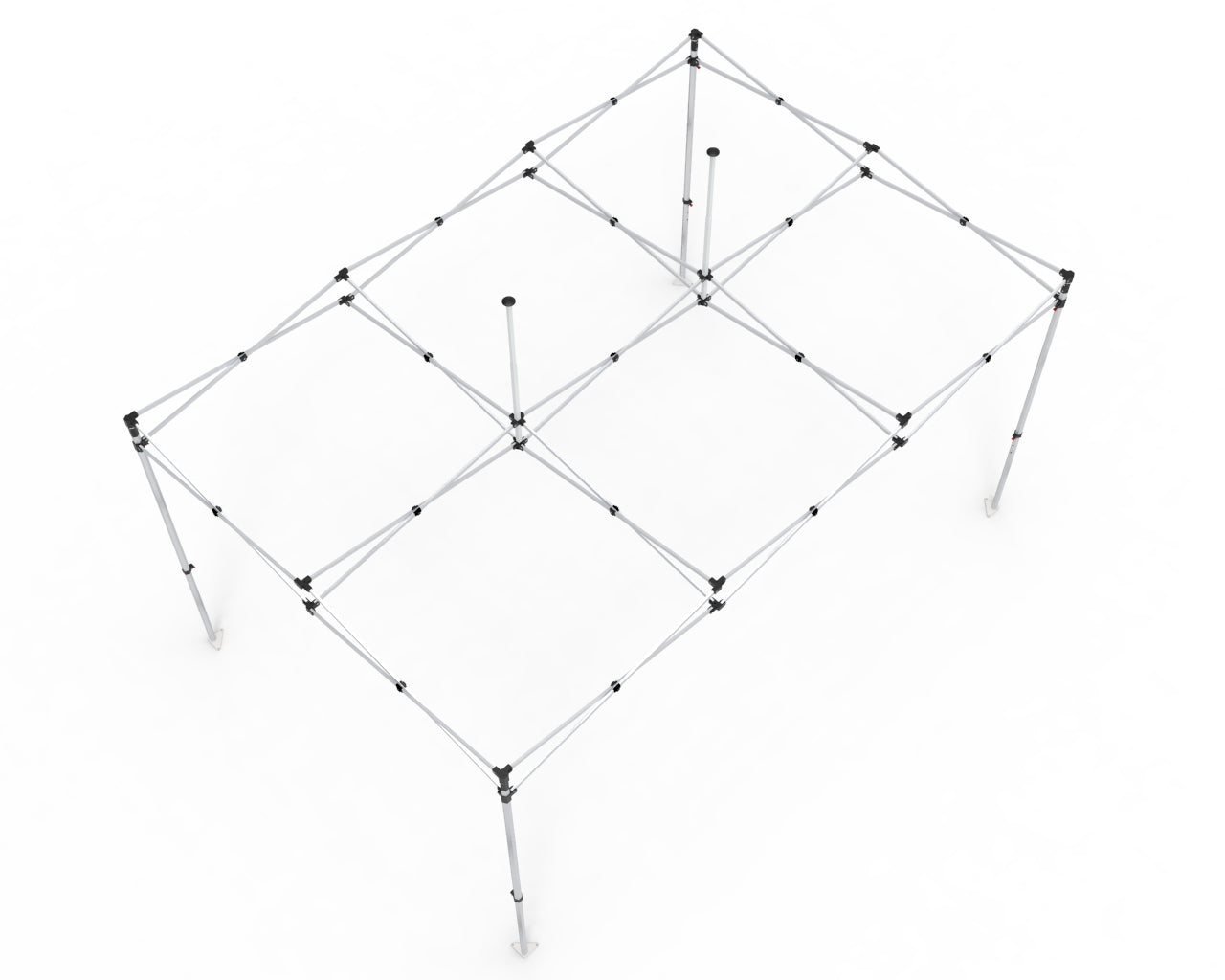 10x15ft Aluminum Folding Canopy Tent Frame