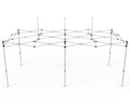 10x20ft Aluminum Folding Canopy Tent Frame