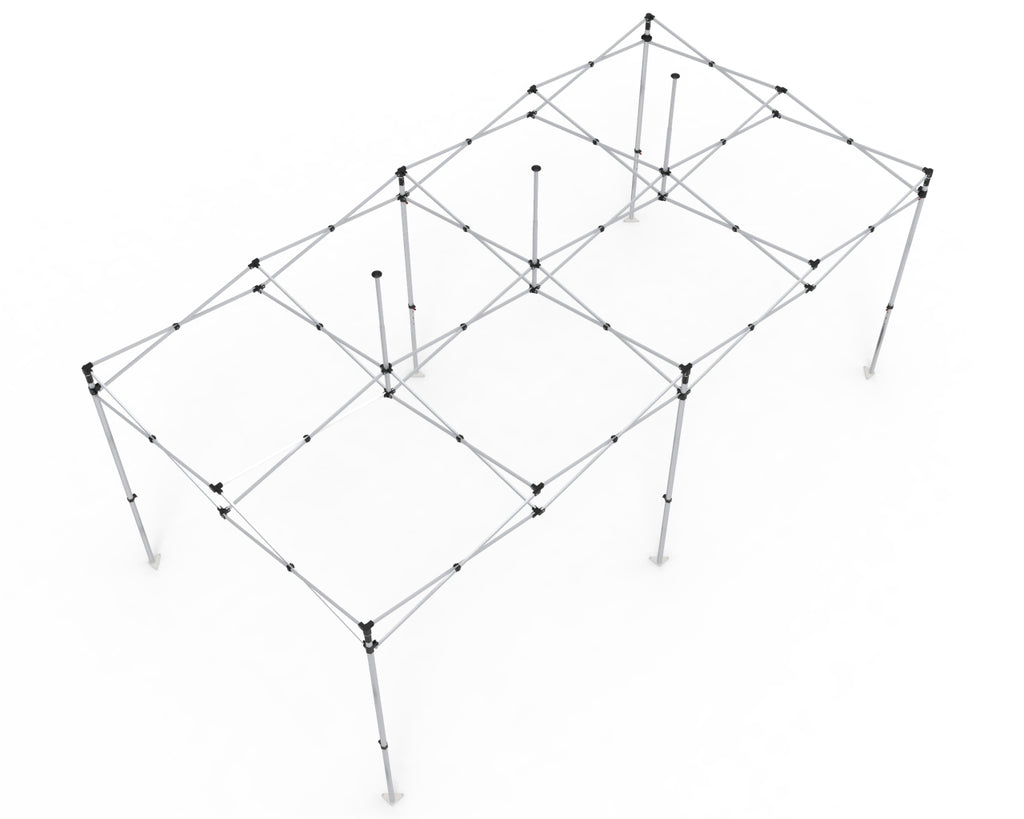 10x20ft Aluminum Folding Canopy Tent Frame
