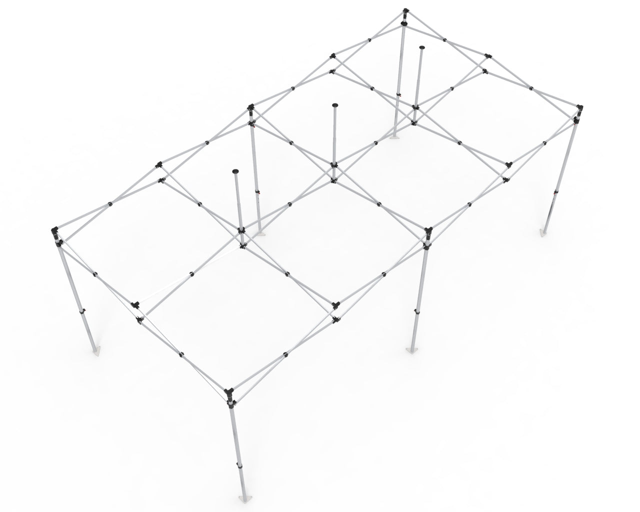 10x20ft Aluminum Folding Canopy Tent Frame