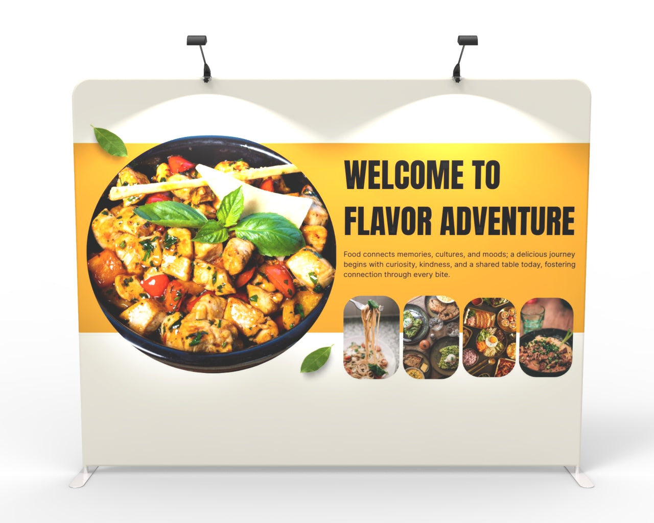 10ft Straight Aluminum Display Frame