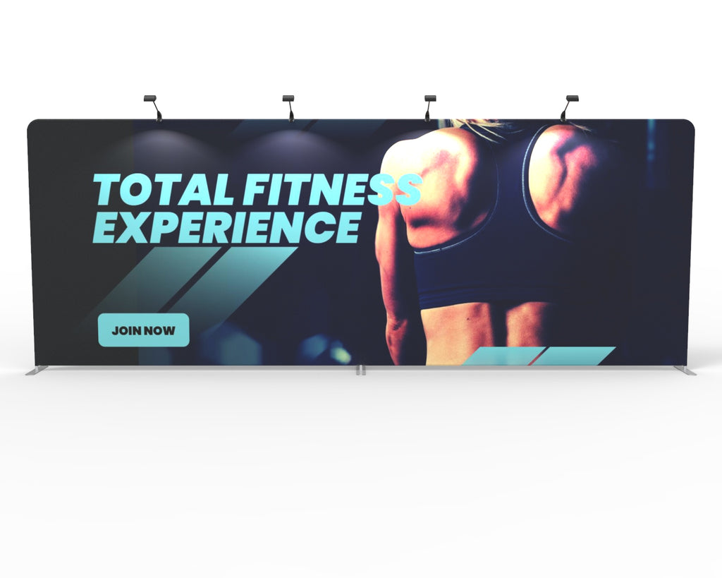 20ft Straight Aluminum Display Frame