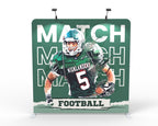 8ft Straight Aluminum Display Frame