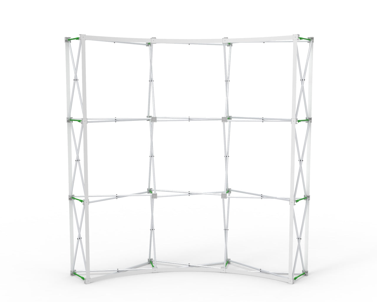 3x3ft Curved Pop Up Display Frame