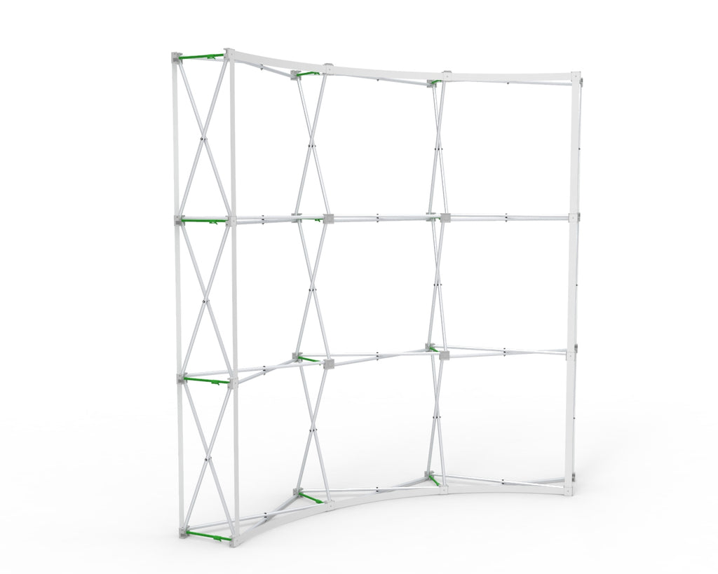 3x3ft Curved Pop Up Display Frame