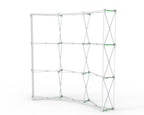 3x3ft Curved Pop Up Display Frame