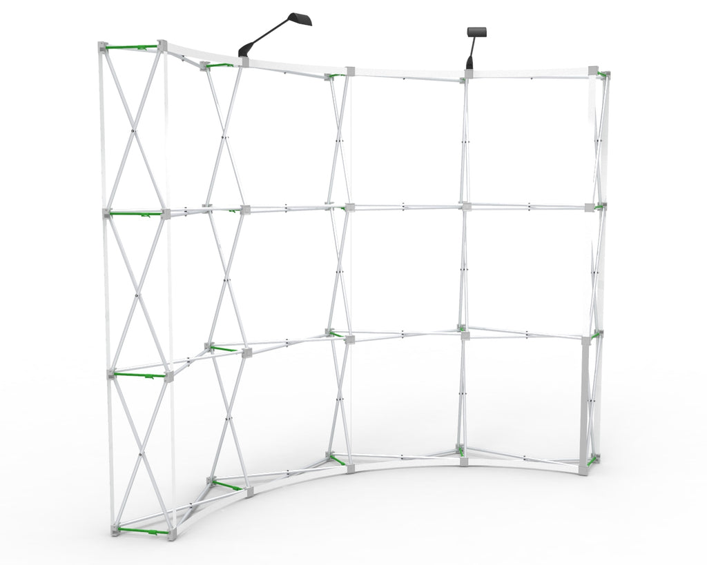 3x4ft Curved Pop Up Display Frame