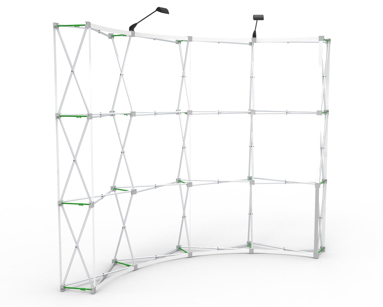 3x4ft Curved Pop Up Display Frame